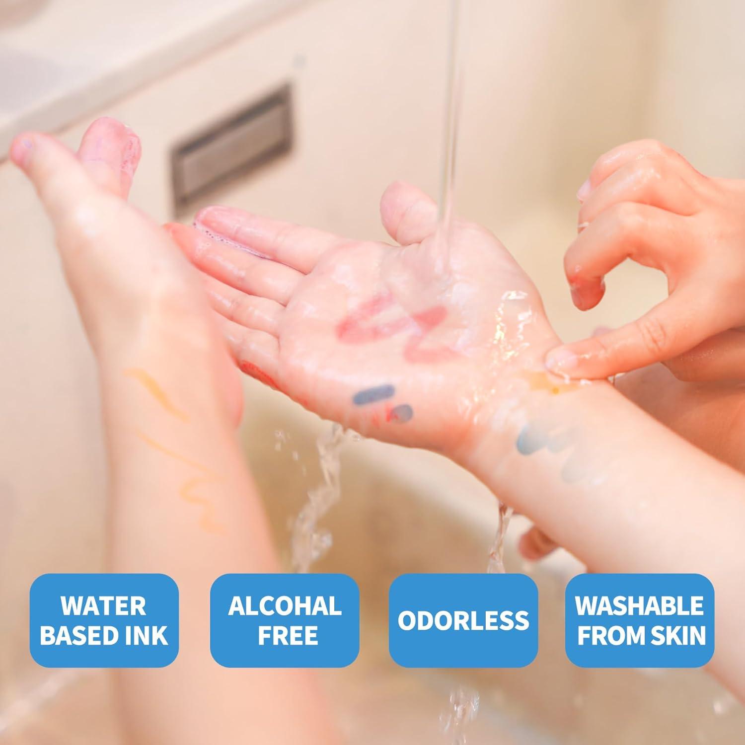 Marcadores Acrílicos Toi 24 Colores Lavables para Niños