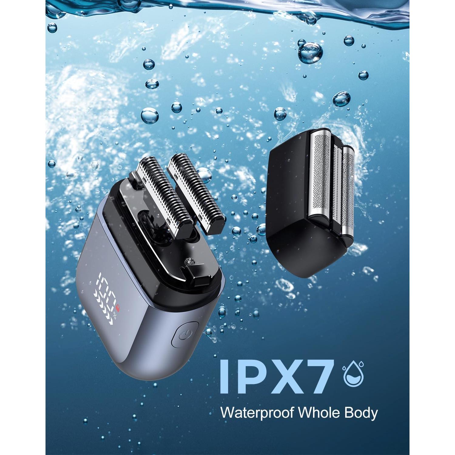 Afeitadora eléctrica Walumen RMS-9703 mini recargable IPX7