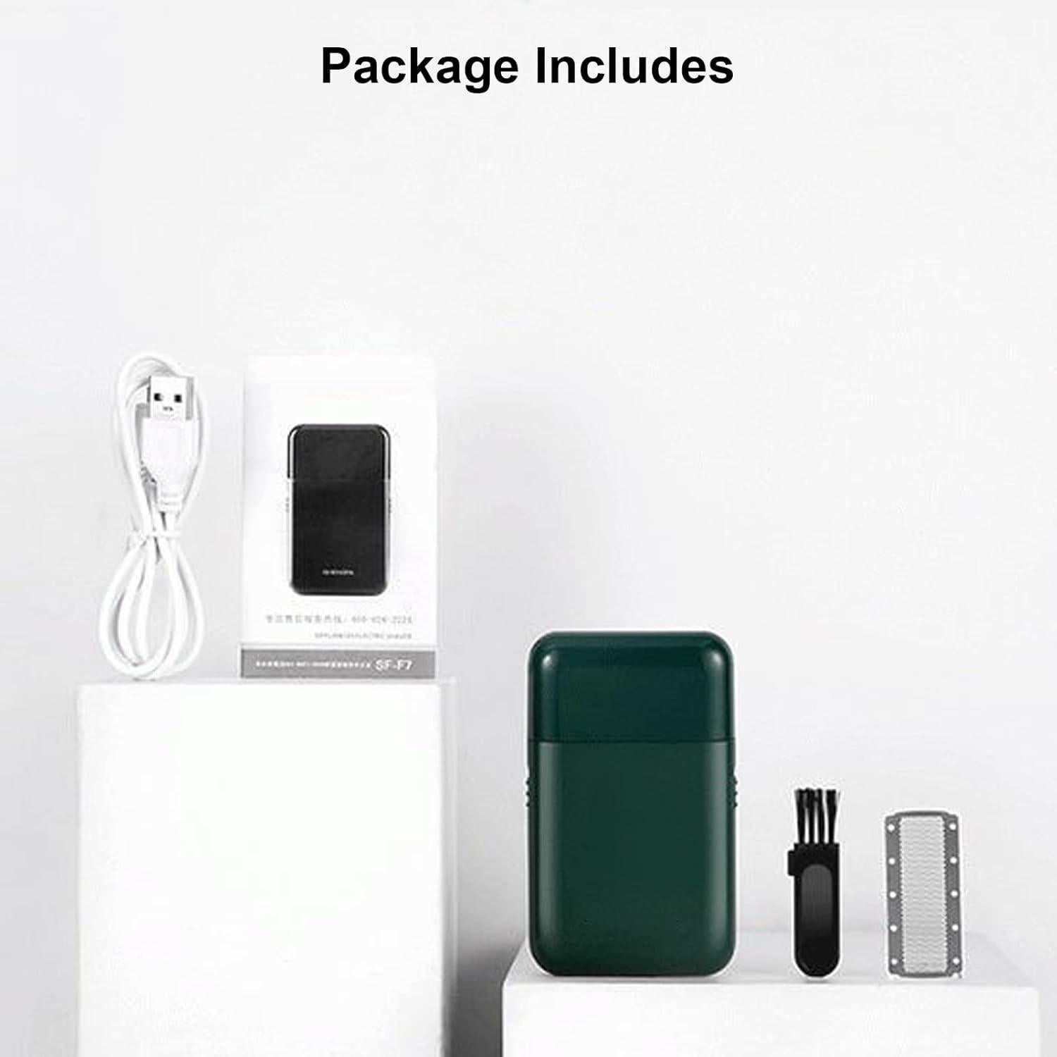 Afeitadora Eléctrica de Lámina LinMei para Hombres Verde