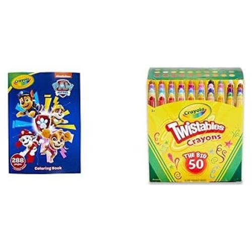 Libro para Colorear Paw Patrol + Crayones Twistables Crayola