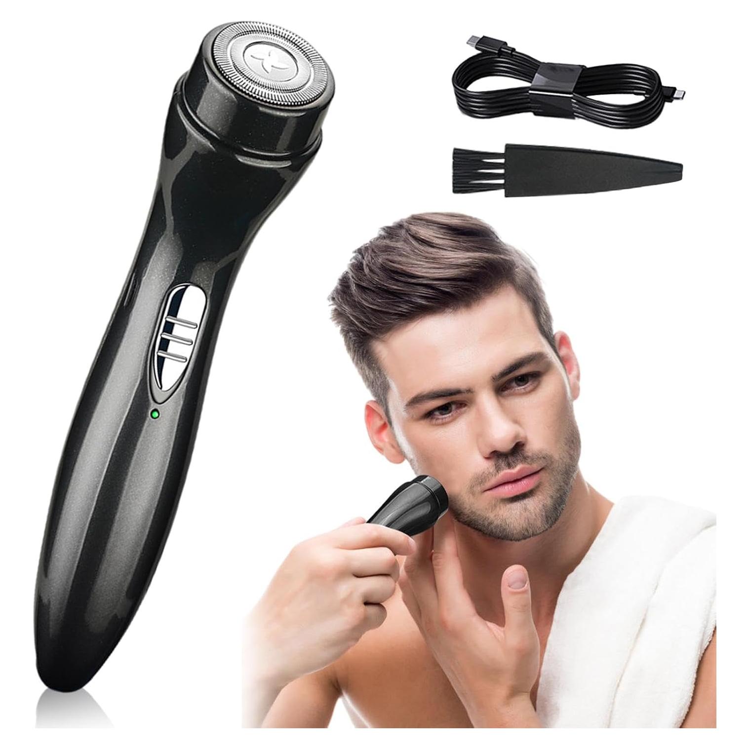 Mini Afeitadora Eléctrica Inalámbrica QKDS USB Portátil