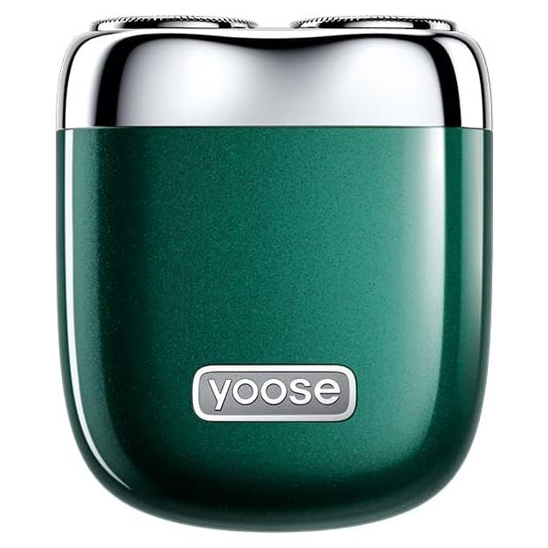 Afeitadora Eléctrica Mini Yoose Verde Recargable USB-C IPX7