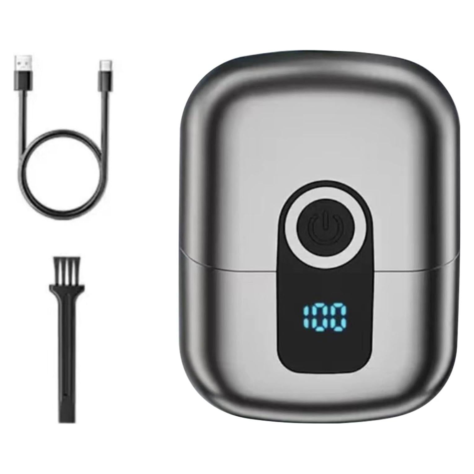 Afeitadora Eléctrica Mini Portátil CHEN Doble Cabezal Impermeable