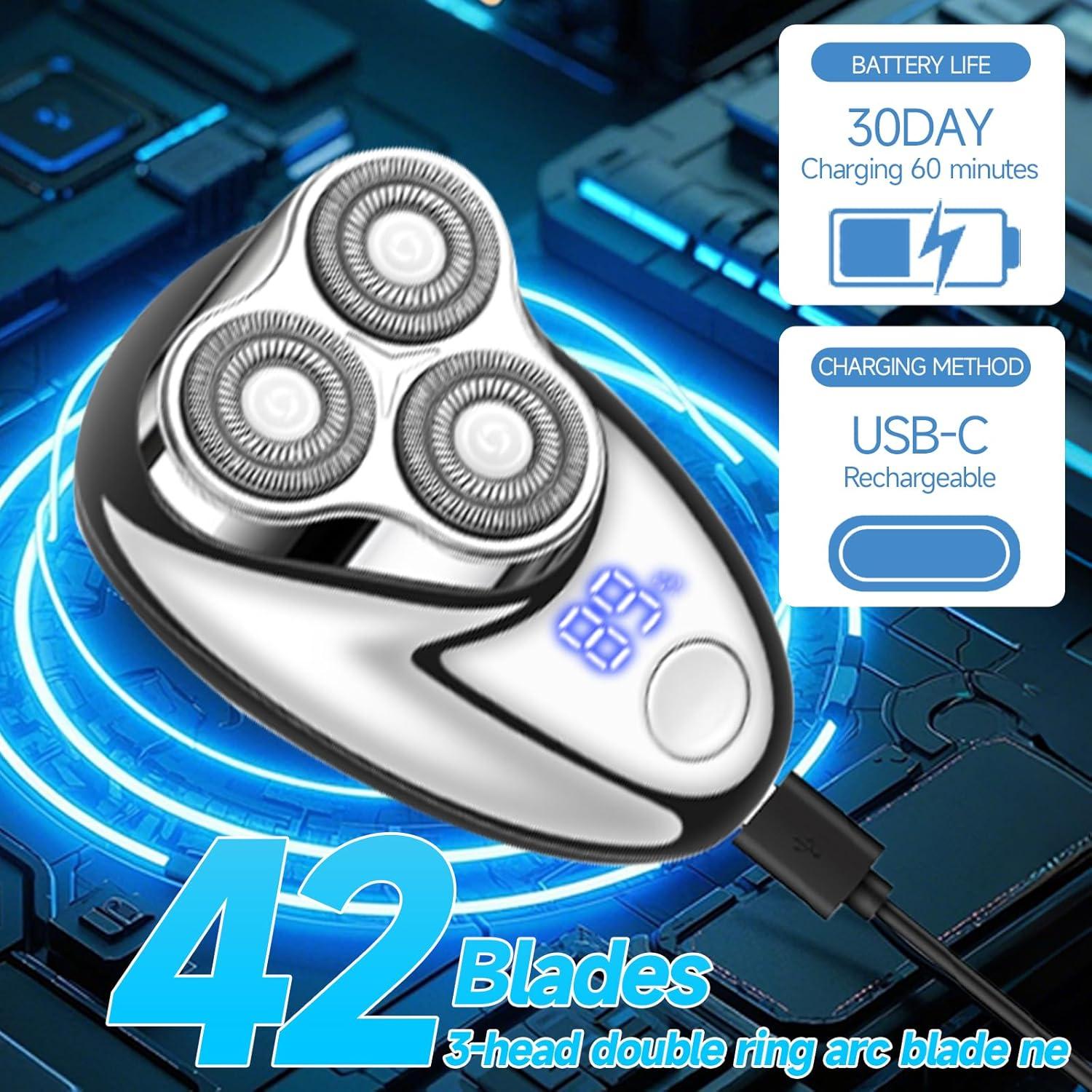 Mini Afeitadora Eléctrica DJG Impermeable Recargable USB