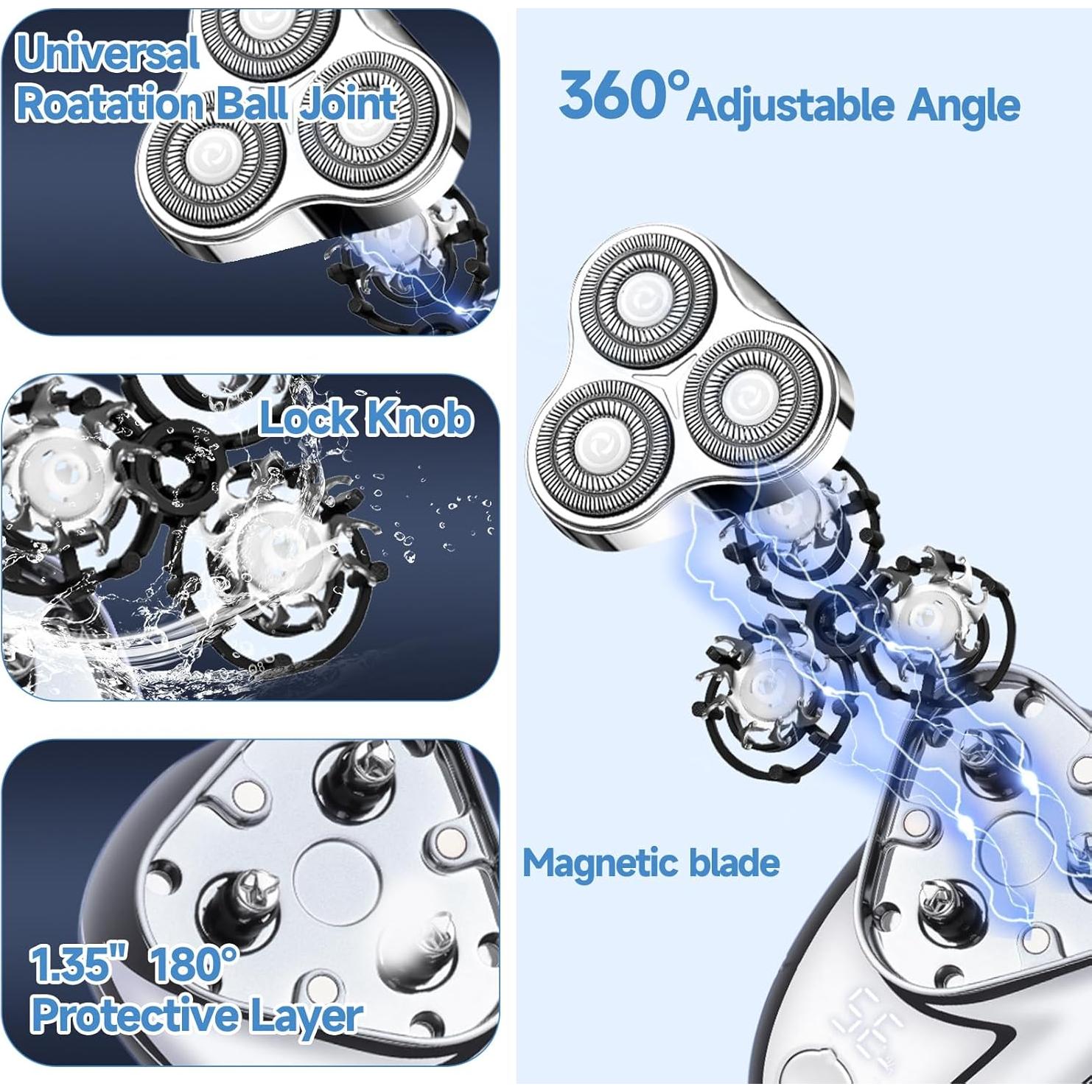 Mini Afeitadora Eléctrica DJG Impermeable Recargable USB