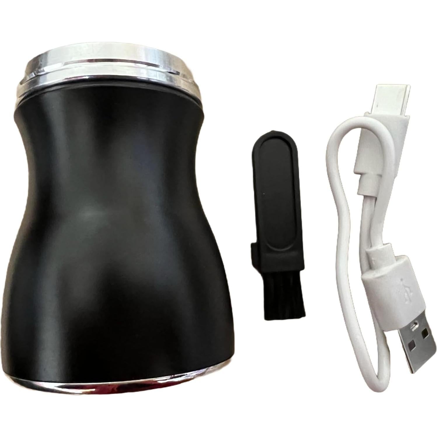 Afeitadora Eléctrica Mini Sapphirem Doble Cabezal - 2 Paquete