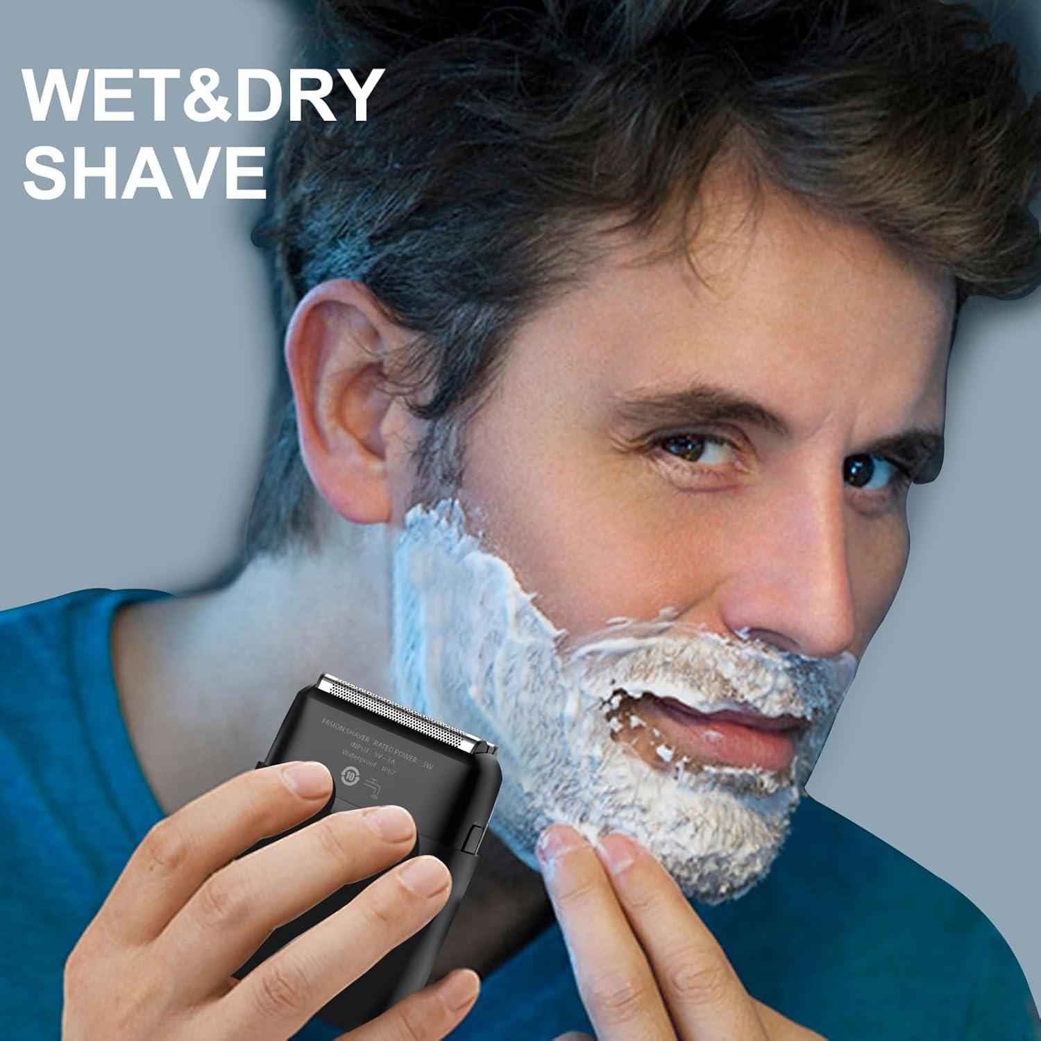 Afeitadora eléctrica portátil Baodaadan R01 IPX7 recargable