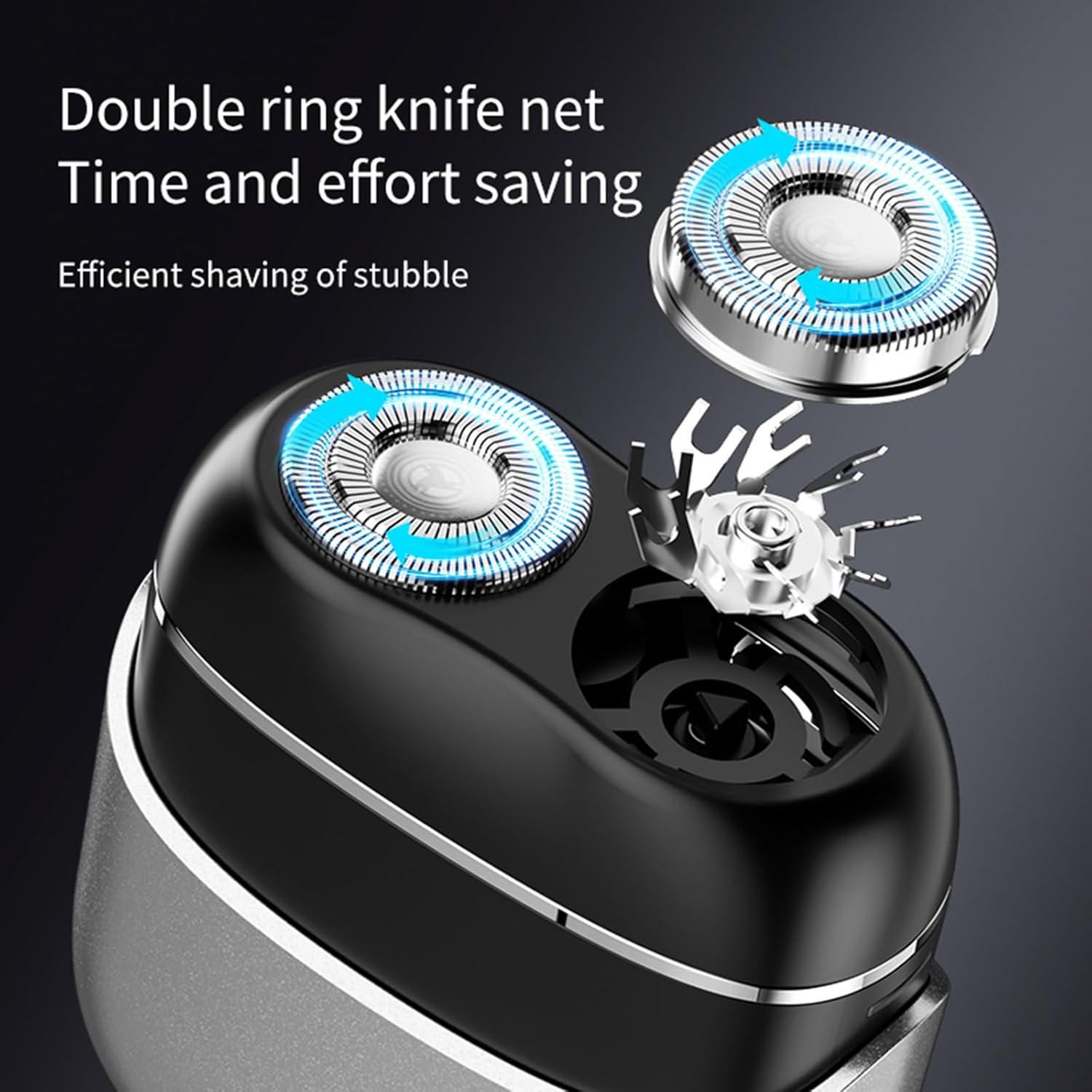 Afeitadora Eléctrica Portátil LAIKME TY-600 Doble Cabezal IPX7