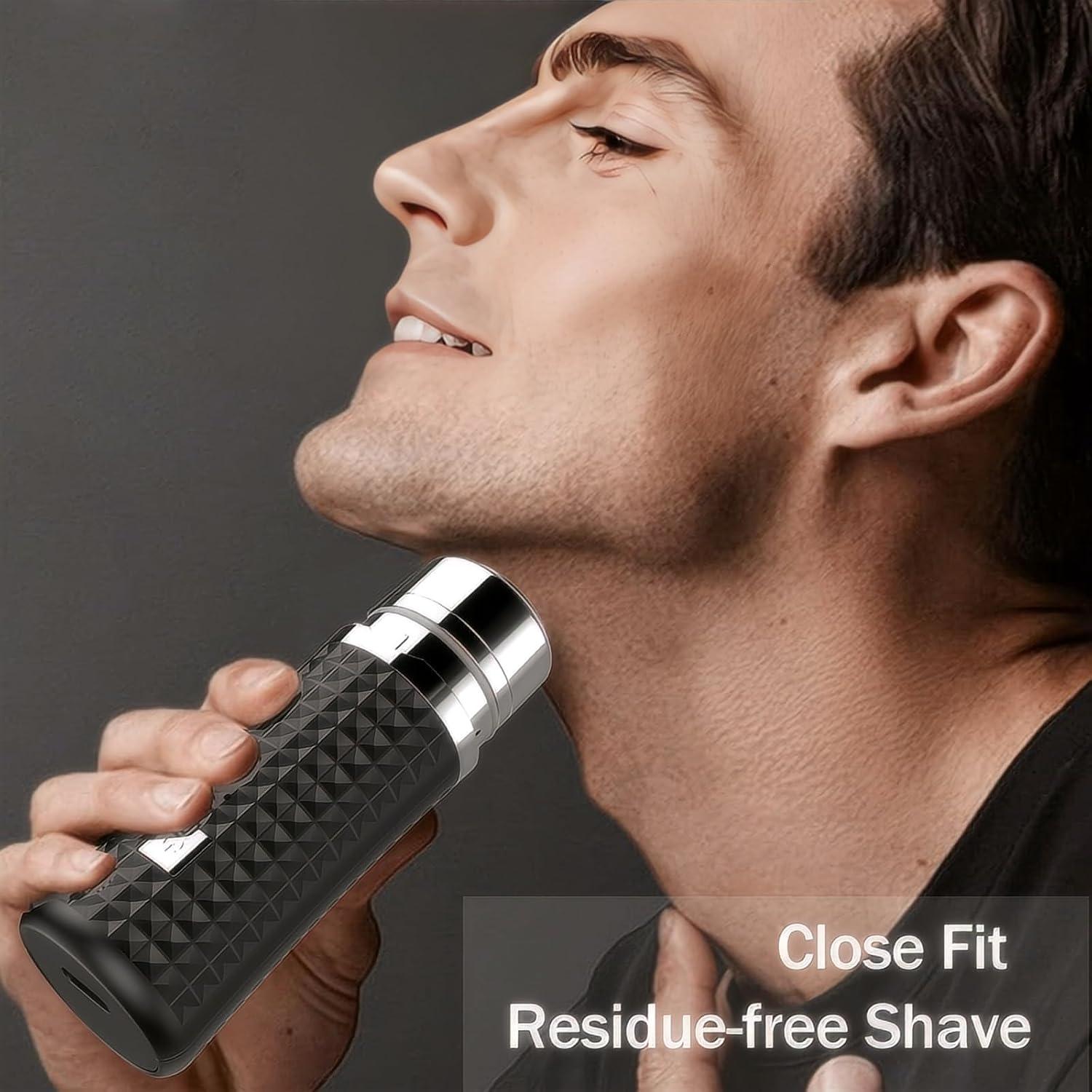 Mini Afeitadora Eléctrica Unisex Reodolop T01 Negra Portátil