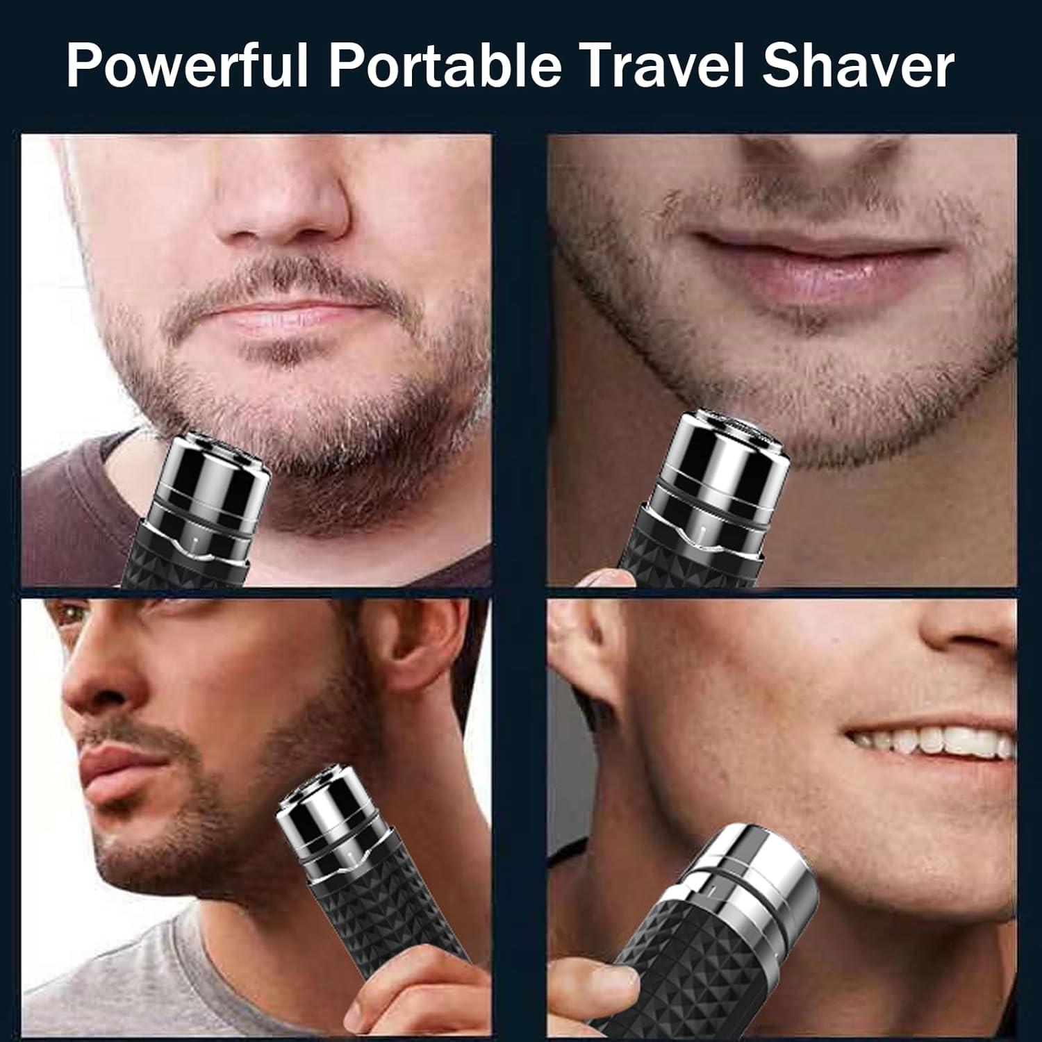 Mini Afeitadora Eléctrica Unisex Reodolop T01 Negra Portátil