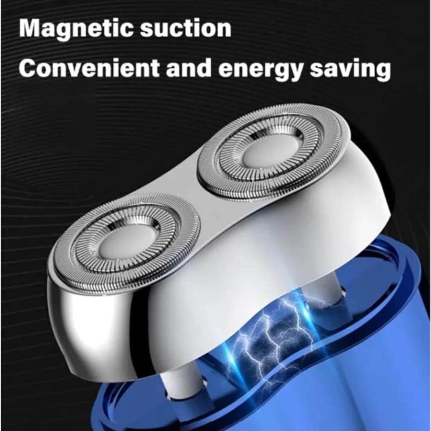 Afeitadora Eléctrica Mini Doble Cabezal Yunbim USB 64g