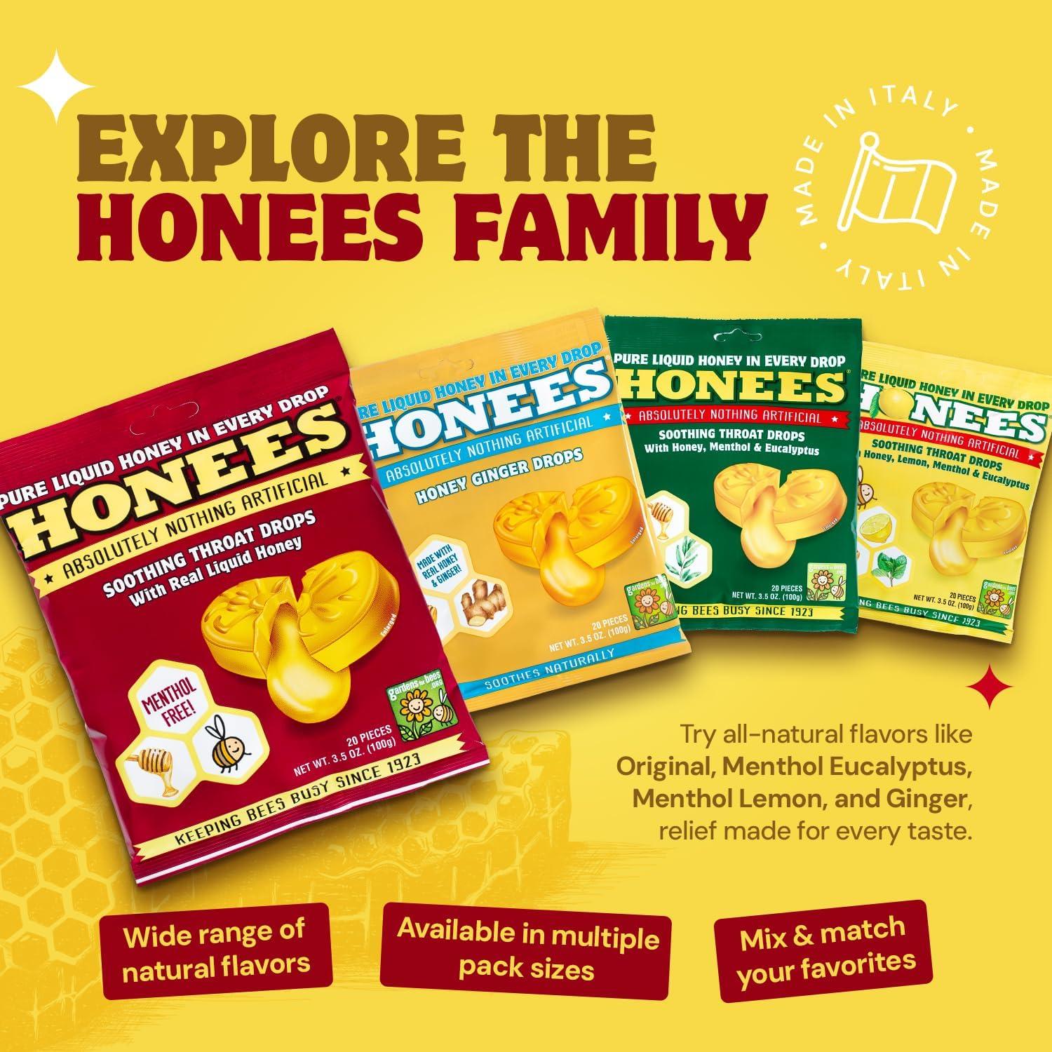 Honees Gotas de Miel para la Tos - Alivio Natural 20 Gotas