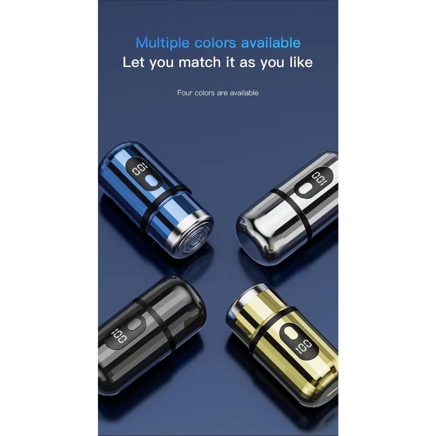 Mini Afeitadora Eléctrica Portátil XBllcyiv Carga Tipo-C Unisex