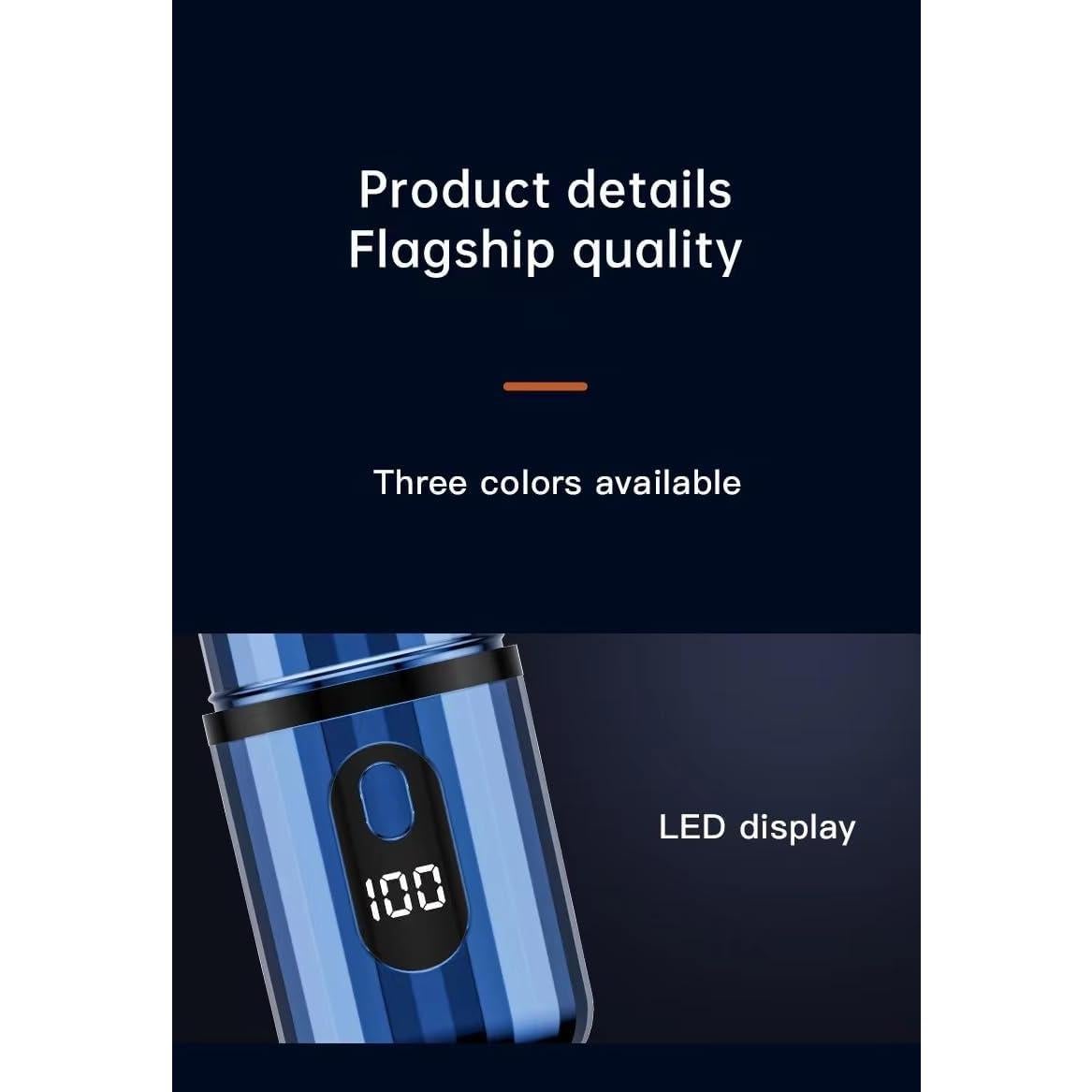 Mini Afeitadora Eléctrica Portátil XBllcyiv Carga Tipo-C Unisex