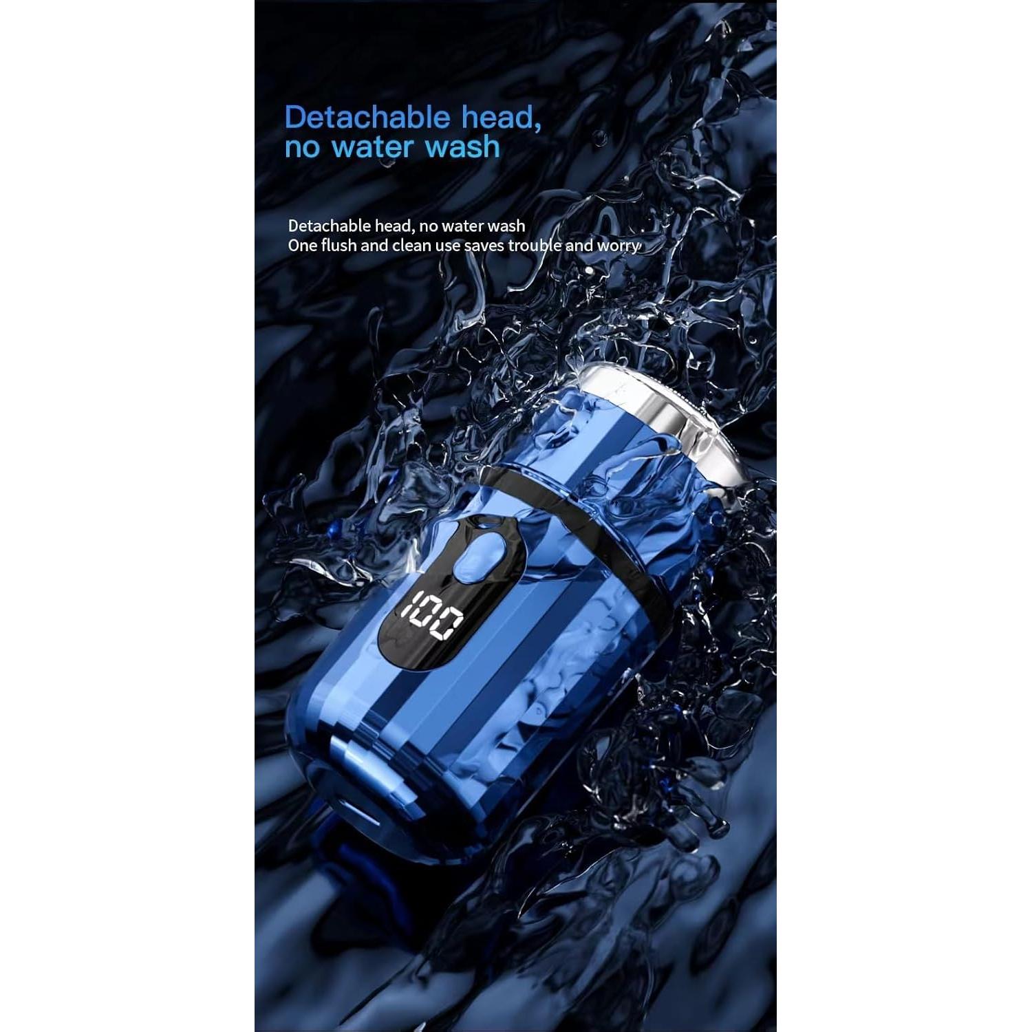 Mini Afeitadora Eléctrica Portátil XBllcyiv Carga Tipo-C Unisex