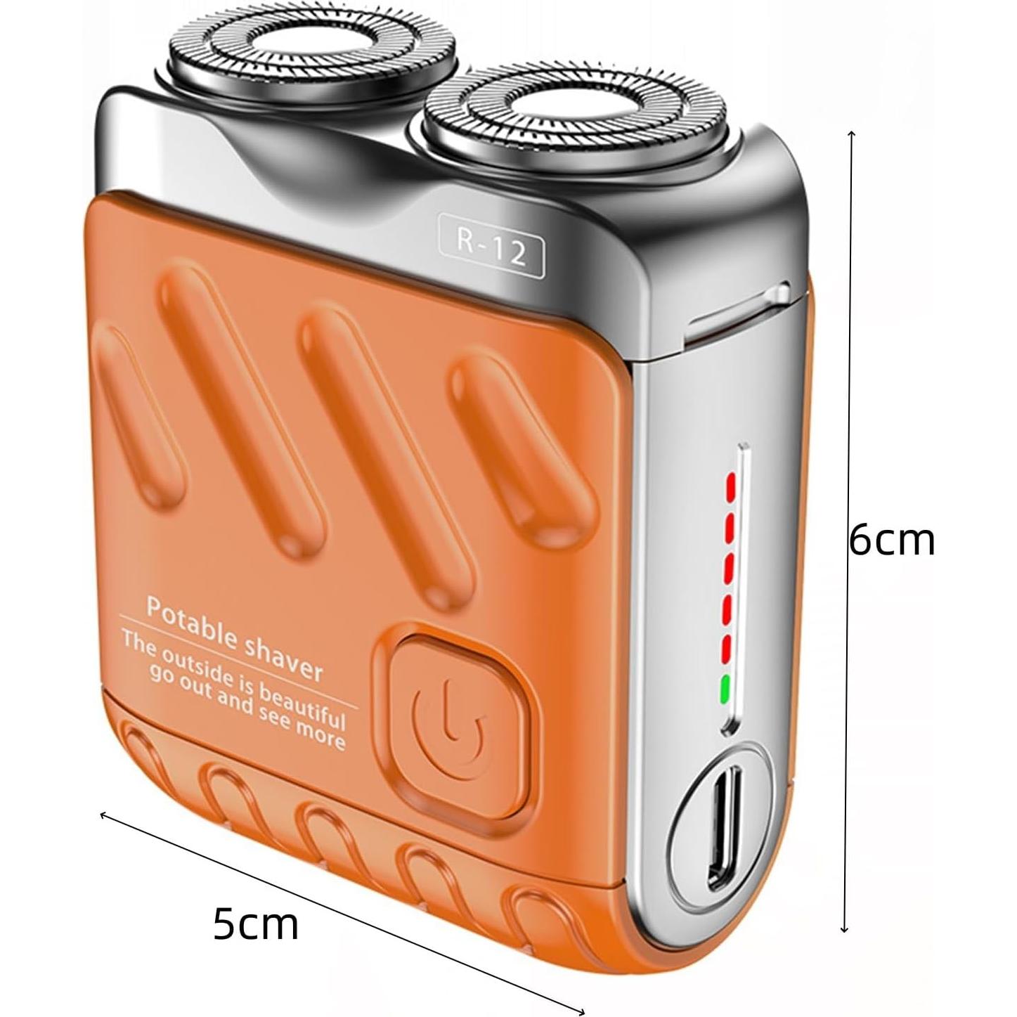 Afeitadora Eléctrica Portátil para Hombres - Carga Rápida USB-C