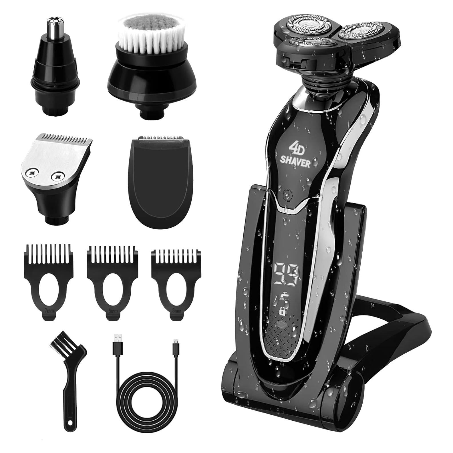 Afeitadora Eléctrica 5 en 1 MejorMal Impermeable Recargable