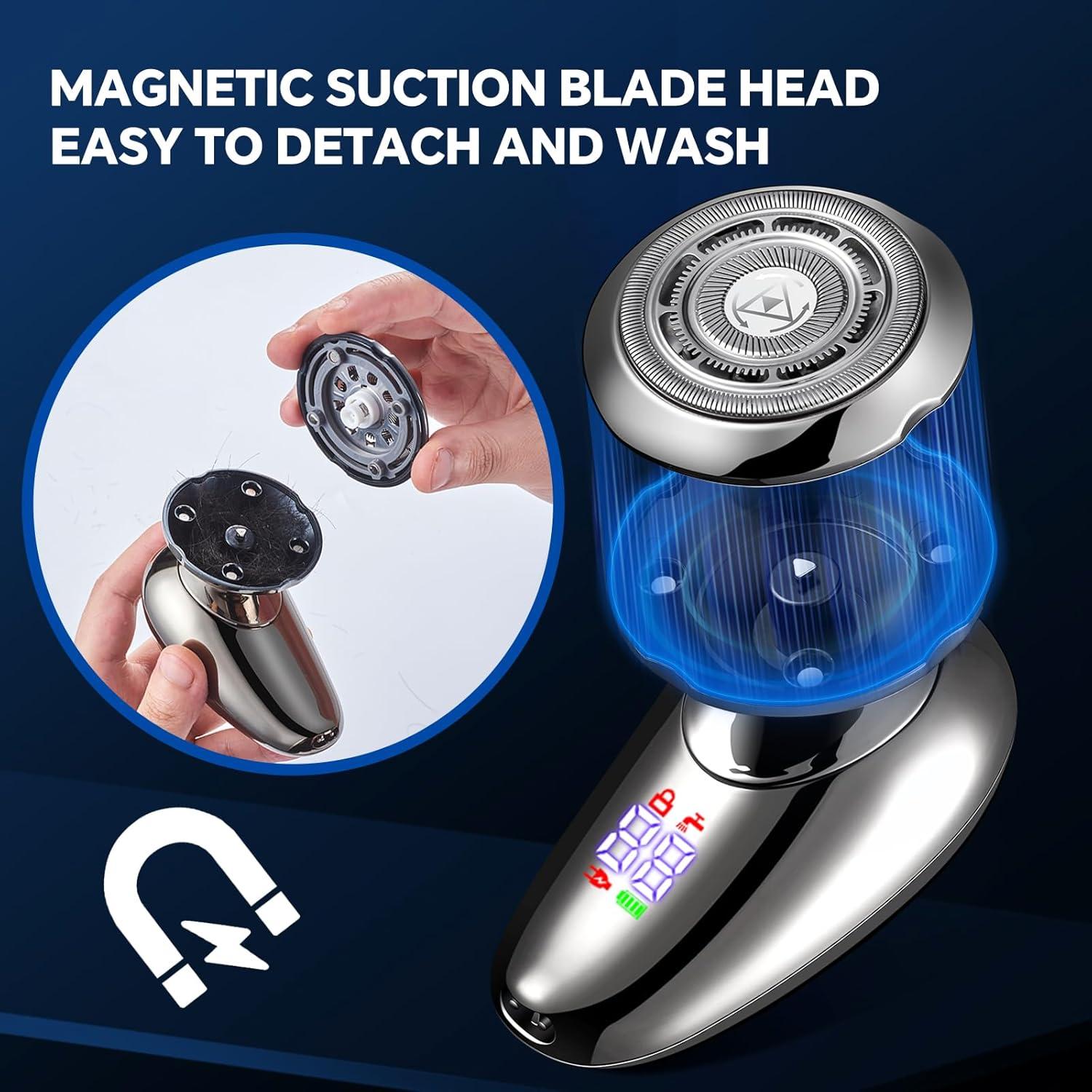 Afeitadora Eléctrica Multifuncional Gertzy 3 en 1 Impermeable