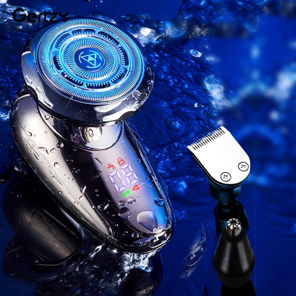 Afeitadora Eléctrica Multifuncional Gertzy 3 en 1 Impermeable
