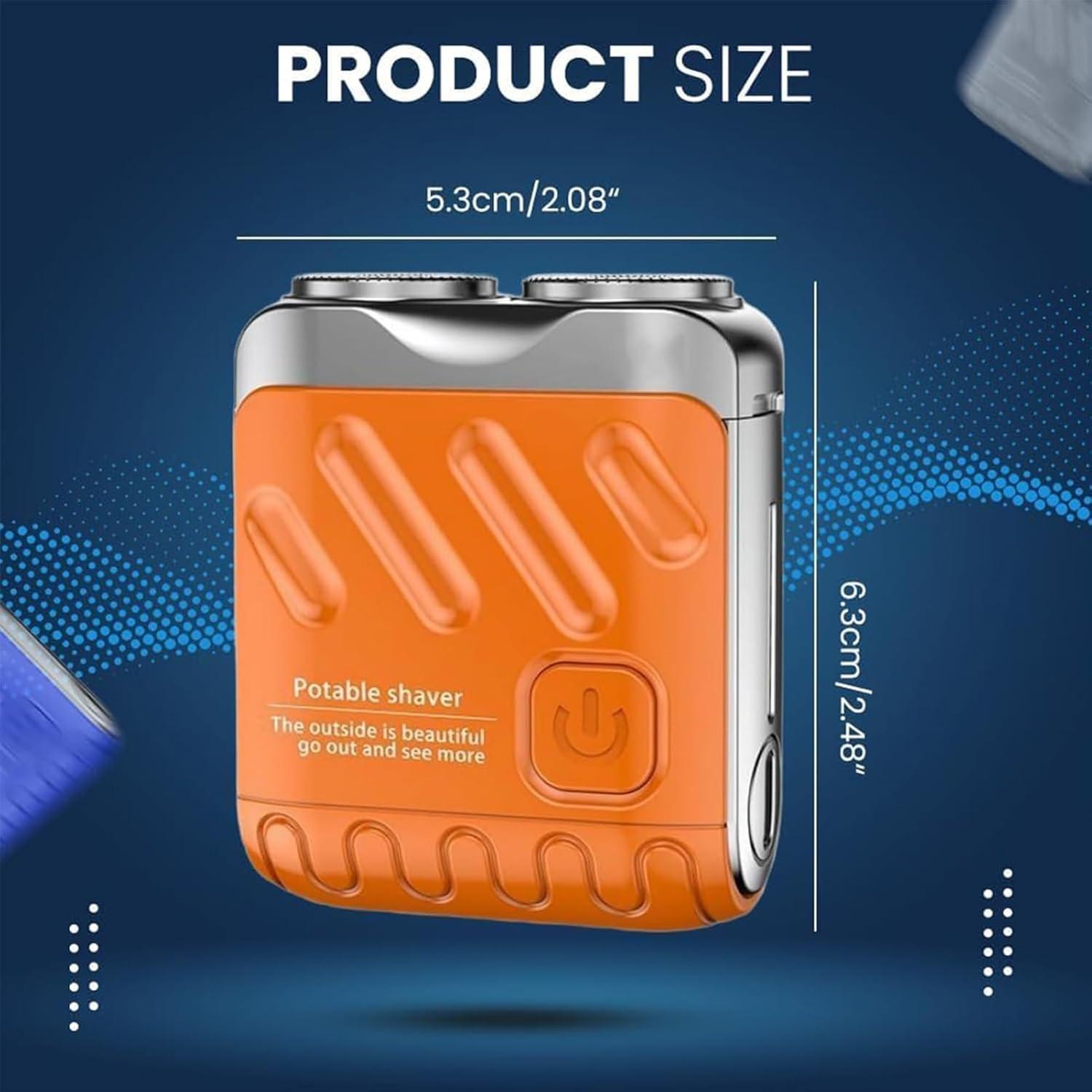 Afeitadora Eléctrica Yuaonew Mini 2-en-1 Portátil Negra