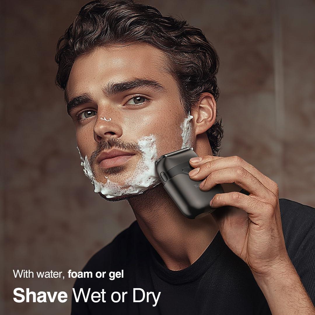 Mini Afeitadora Eléctrica Tulzim MS-9703 Impermeable USB