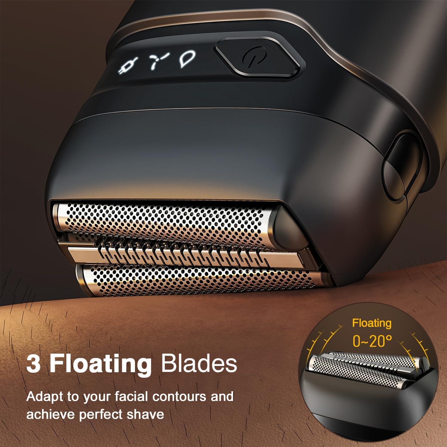 Mini Afeitadora Eléctrica Tulzim MS-9703 Impermeable USB