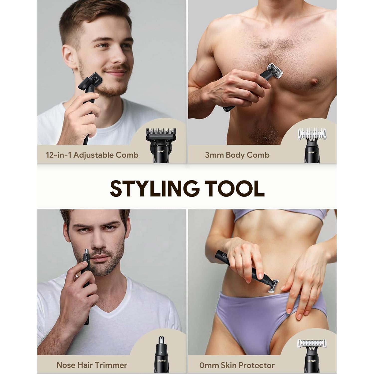 Afeitadora Eléctrica Xpert T Roleader Carga Rápida 90 min Uso