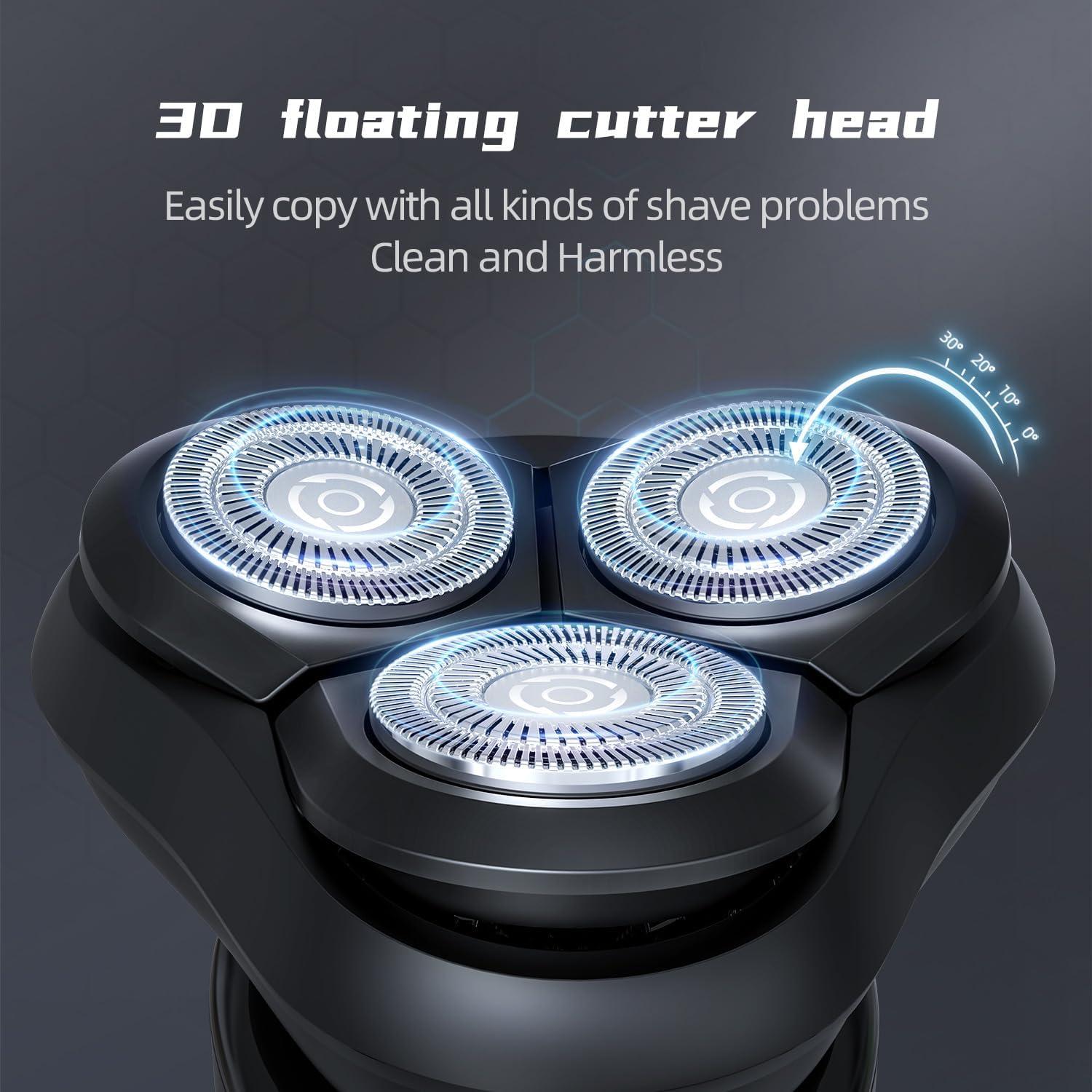 Afeitadora Eléctrica Beici Serie X2 3D Impermeable Carga Tipo-C