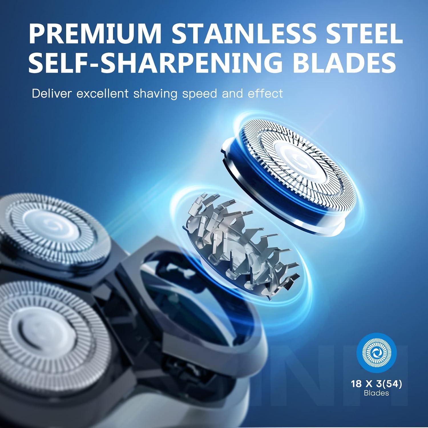 Afeitadora eléctrica LOBINH PA188 100% lavable 4D recargable