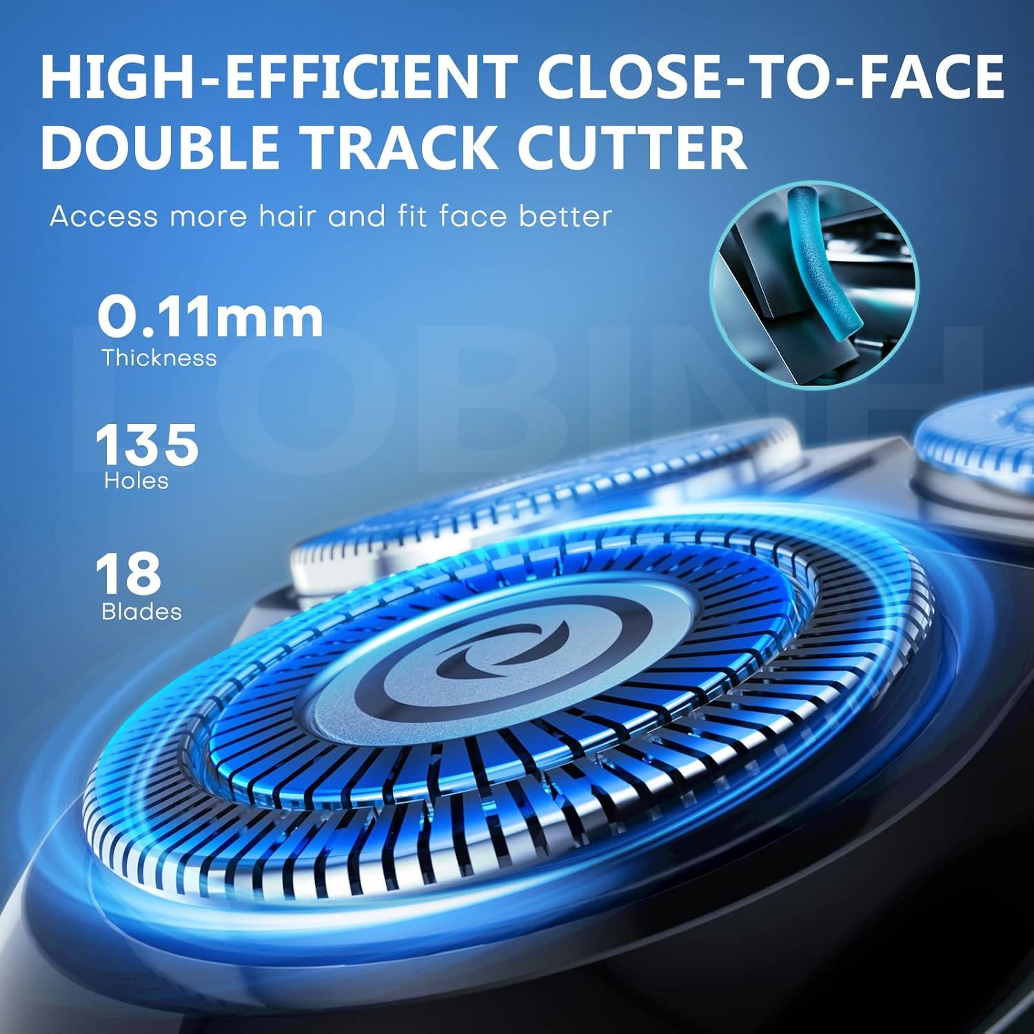 Afeitadora eléctrica LOBINH PA188 100% lavable 4D recargable