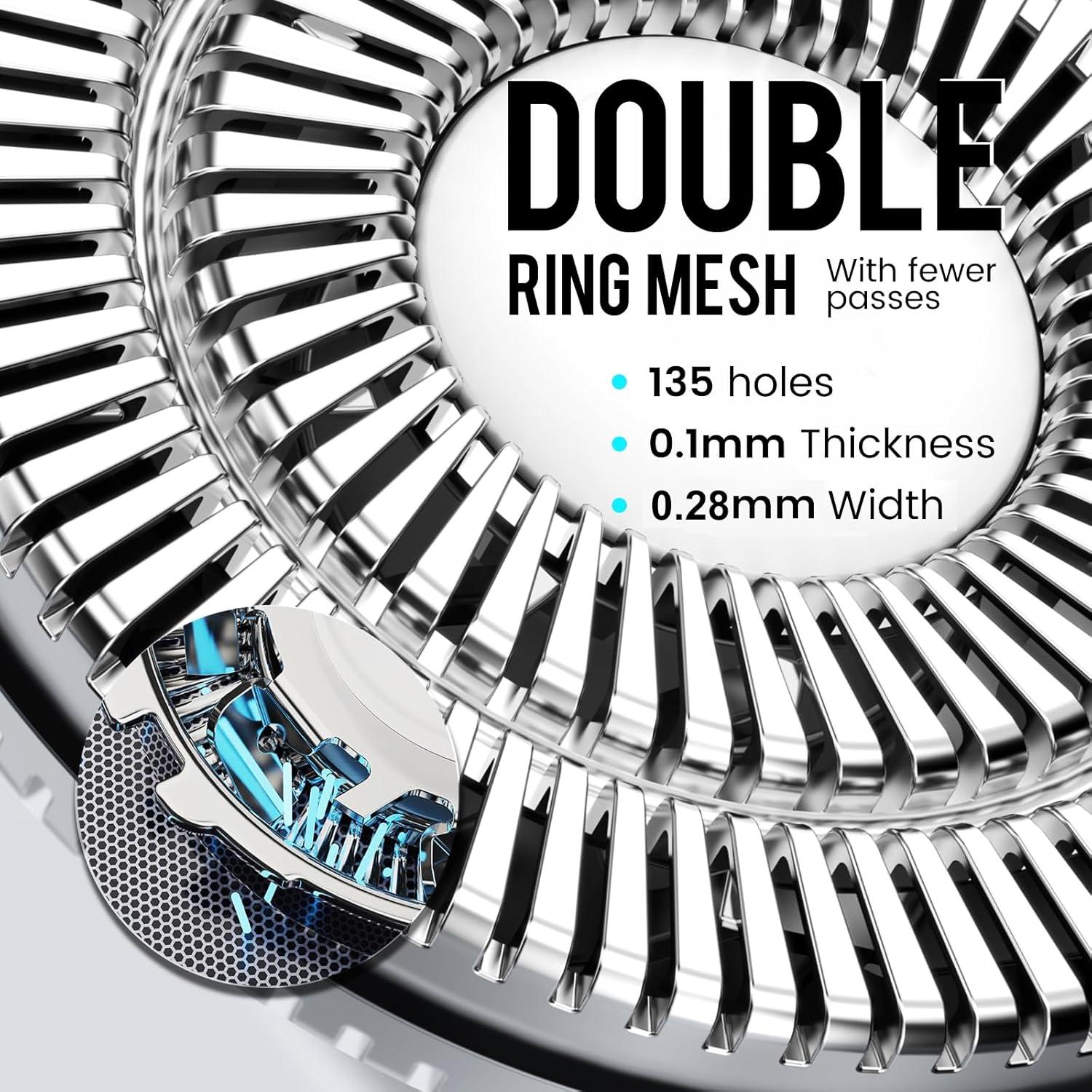 Afeitadora eléctrica YIRISO FK-375S húmeda y seca USB-C