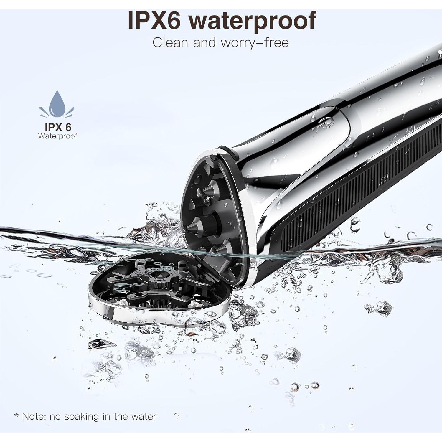 Afeitadora eléctrica YIRISO FK-375S húmeda y seca USB-C