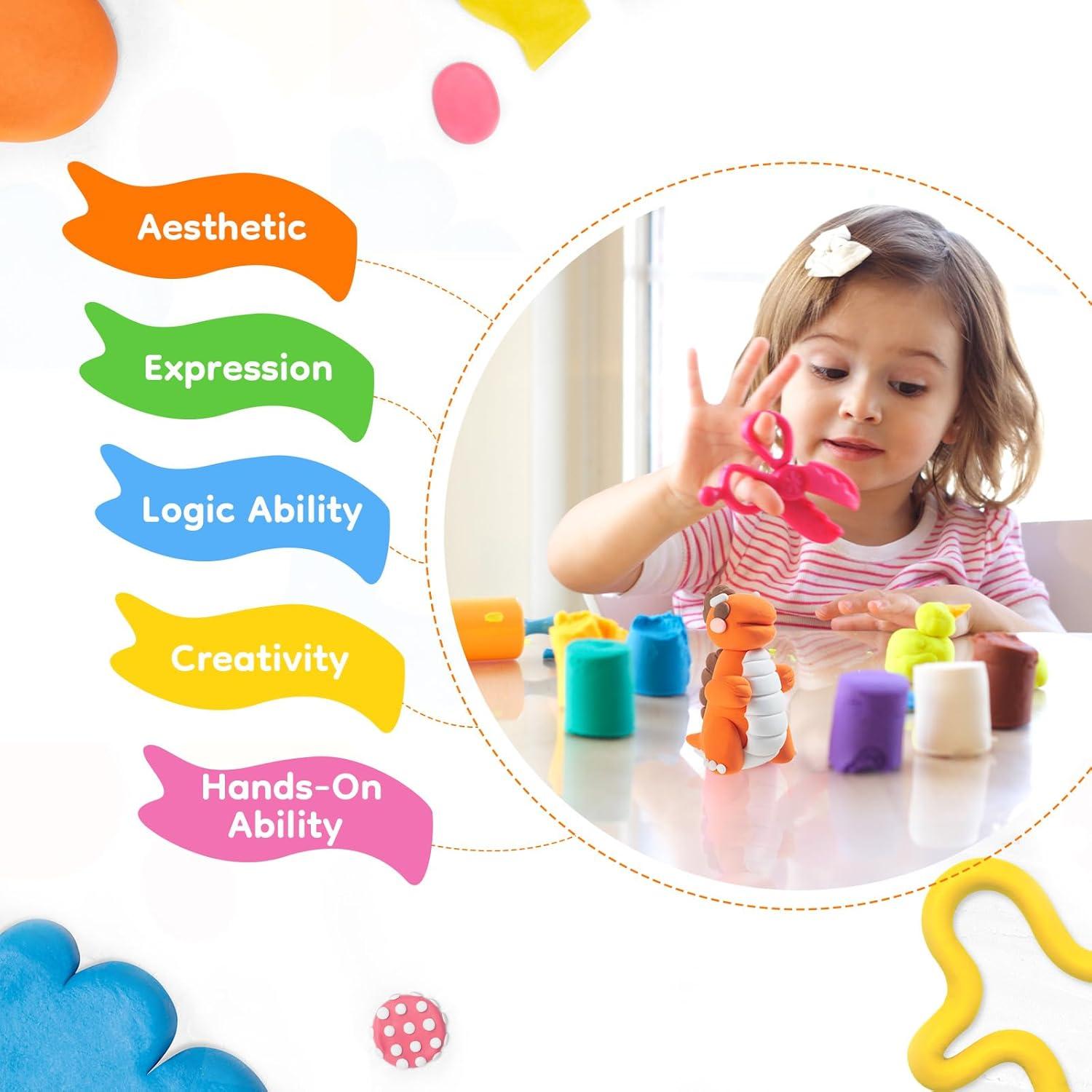 Kit de Arcilla M&G 36 Colores No Tóxica para Niños