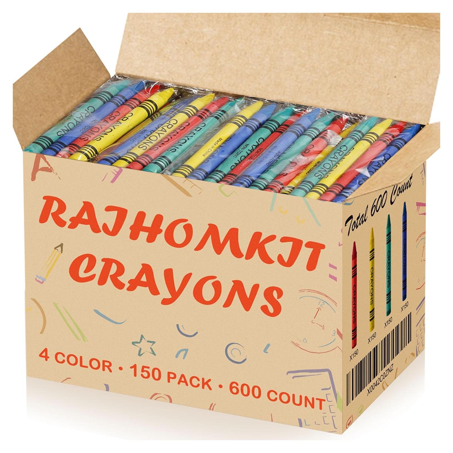 Set de 600 Crayones RAIHOMKIT Jumbo Multicolor 4 Colores