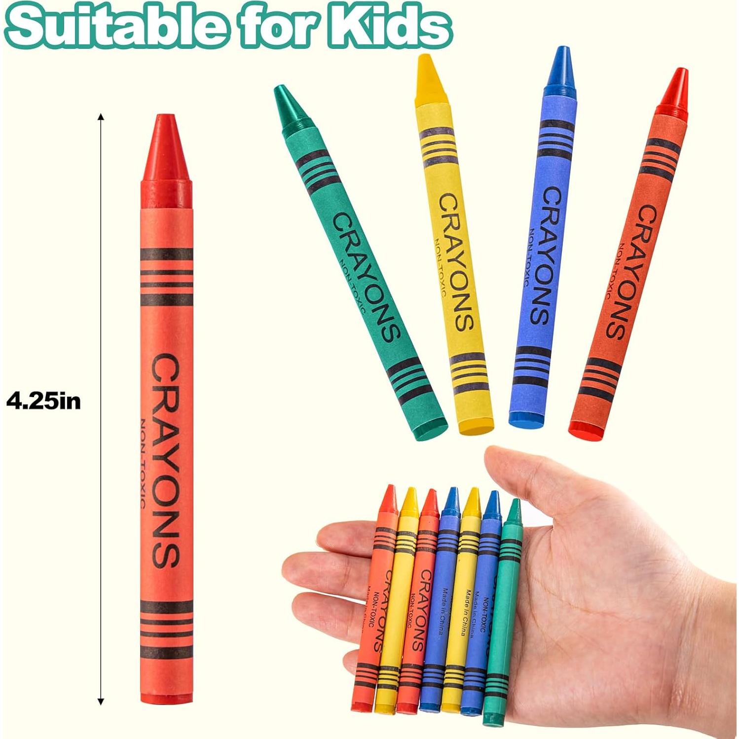 Set de 600 Crayones RAIHOMKIT Jumbo Multicolor 4 Colores