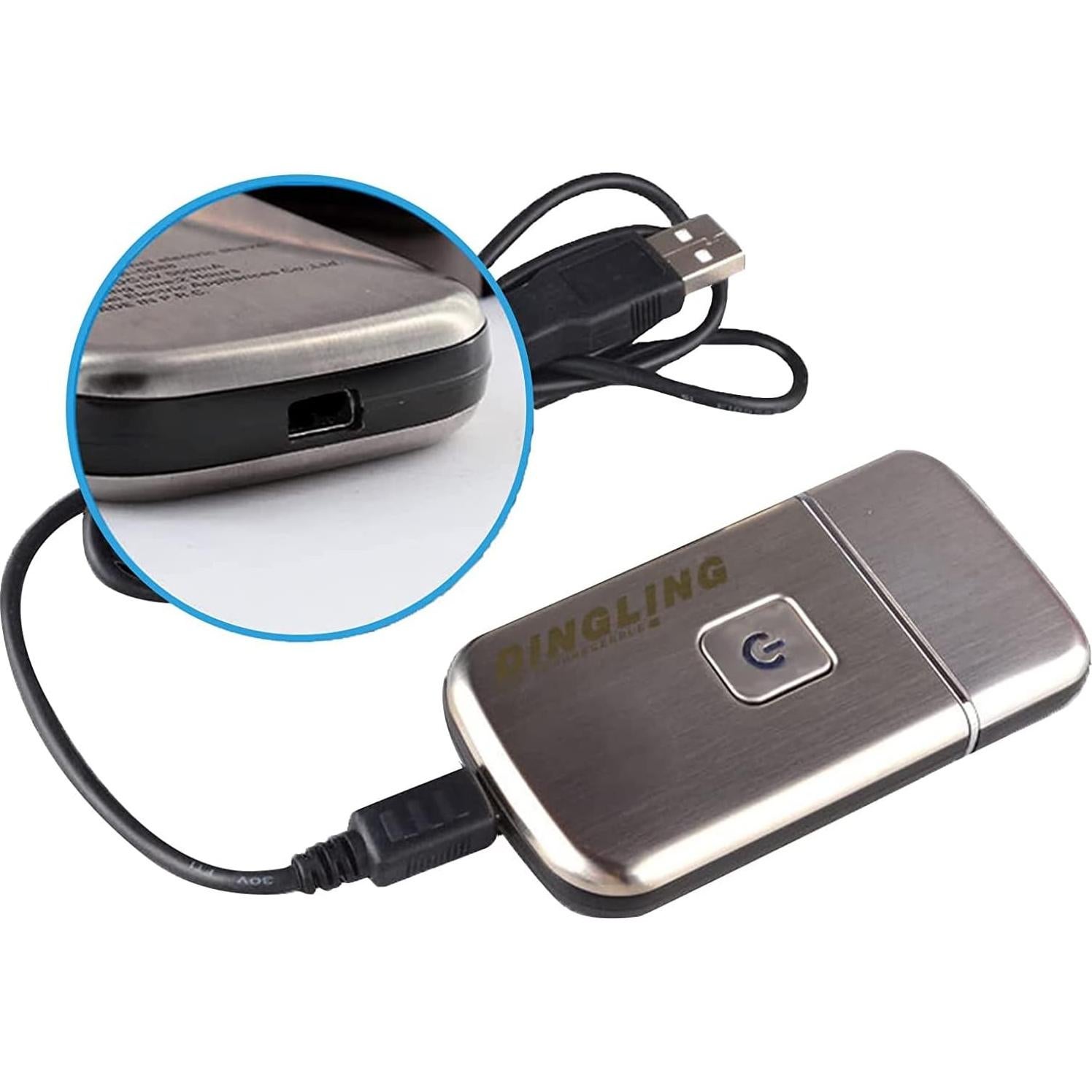 Afeitadora Eléctrica Recargable HIENA Ultra Delgada 9cm