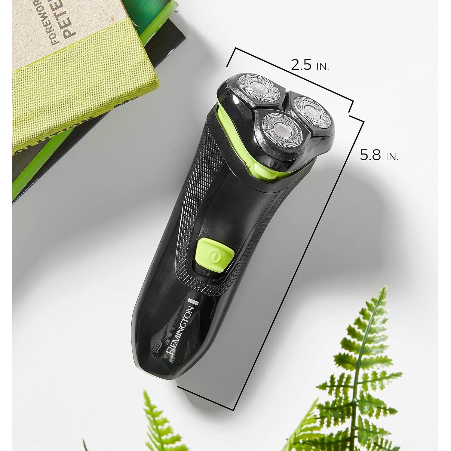 Afeitadora Rotativa Remington Ultra Style PR1320 40 min Negro/Verde