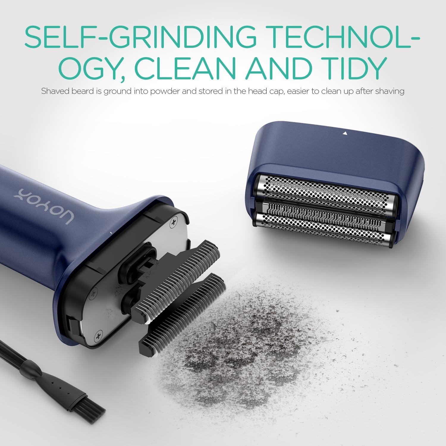 Afeitadora Eléctrica VOYOR TX310 3 en 1 IPX6 Carga USB-C