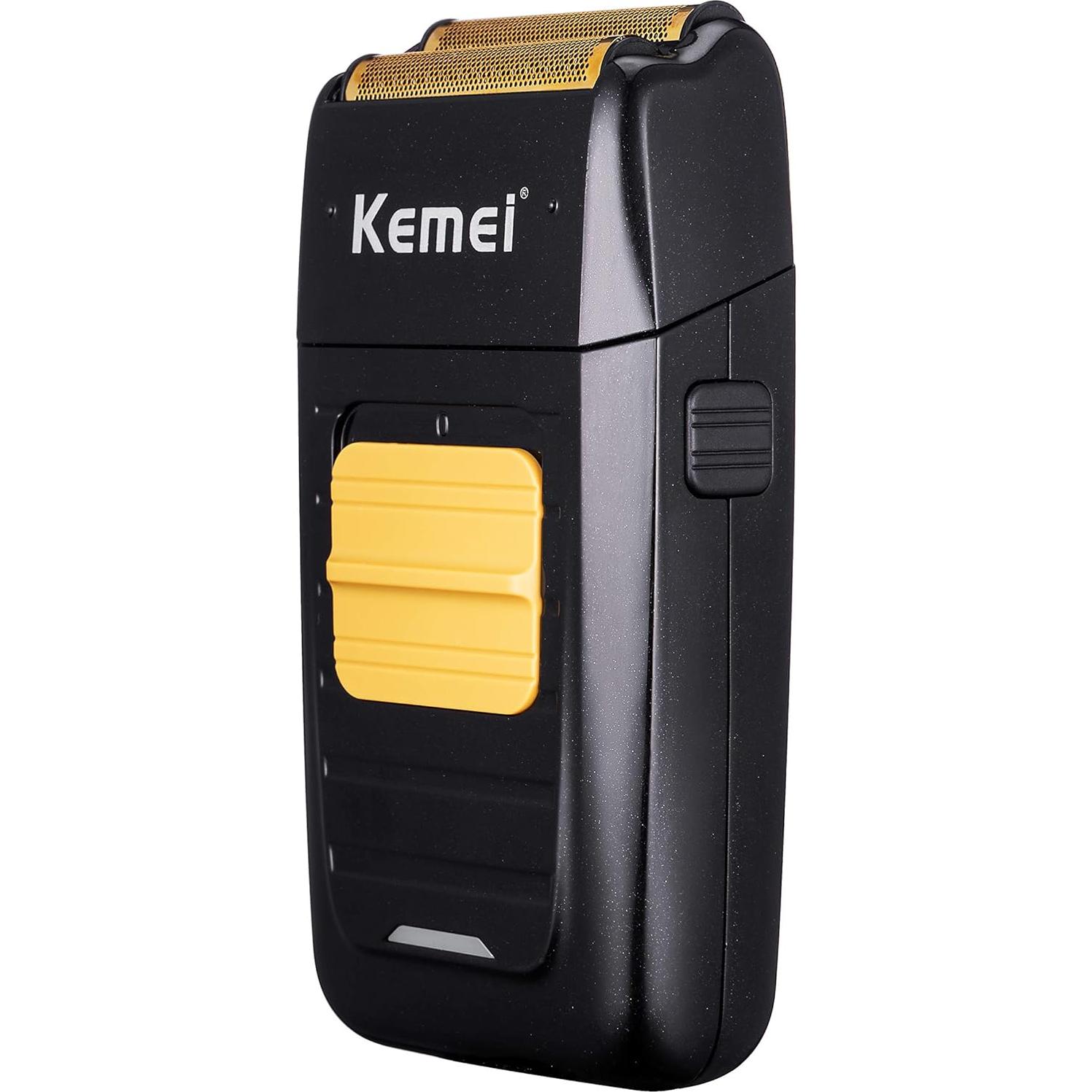 Afeitadora Eléctrica KEMEI KM-1102 Doble Lámina Inalámbrica