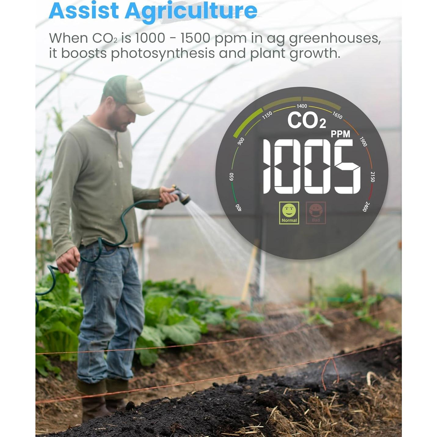 Monitor de CO2 Newentor C1, Sensor de Calidad del Aire Interior