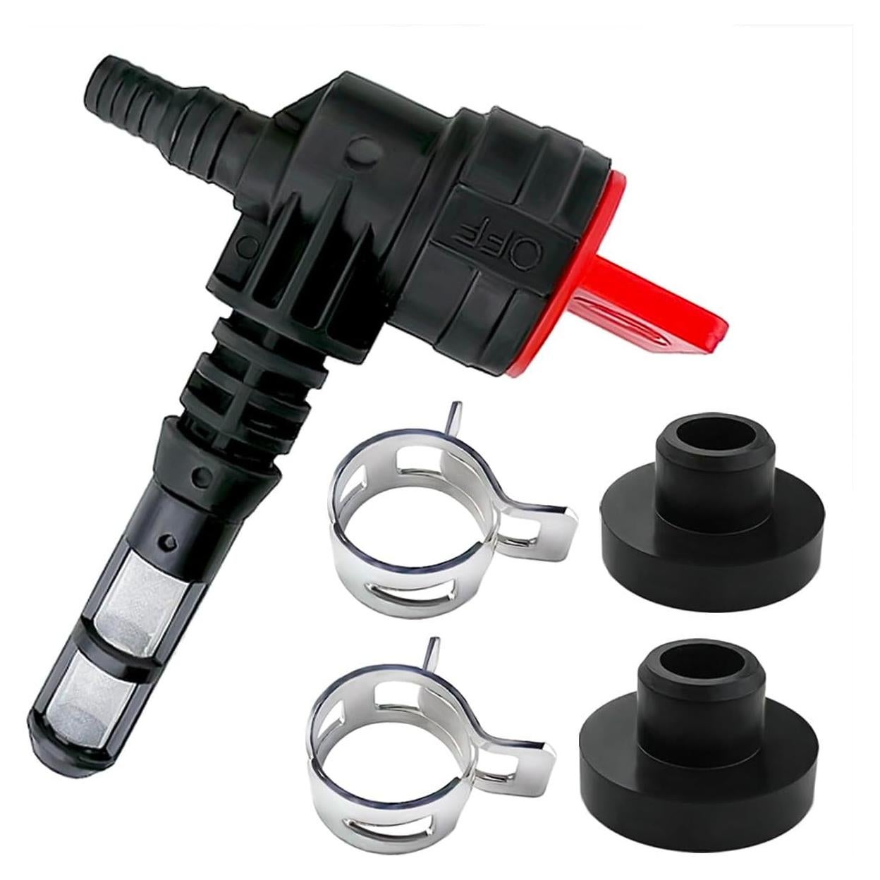 Válvula de Cierre de Gas Darlingao 90° + Abrazaderas y Grommets