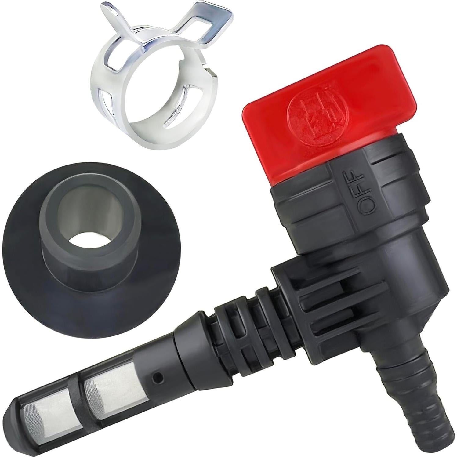 Válvula de Cierre de Gas Darlingao 90° + Abrazaderas y Grommets