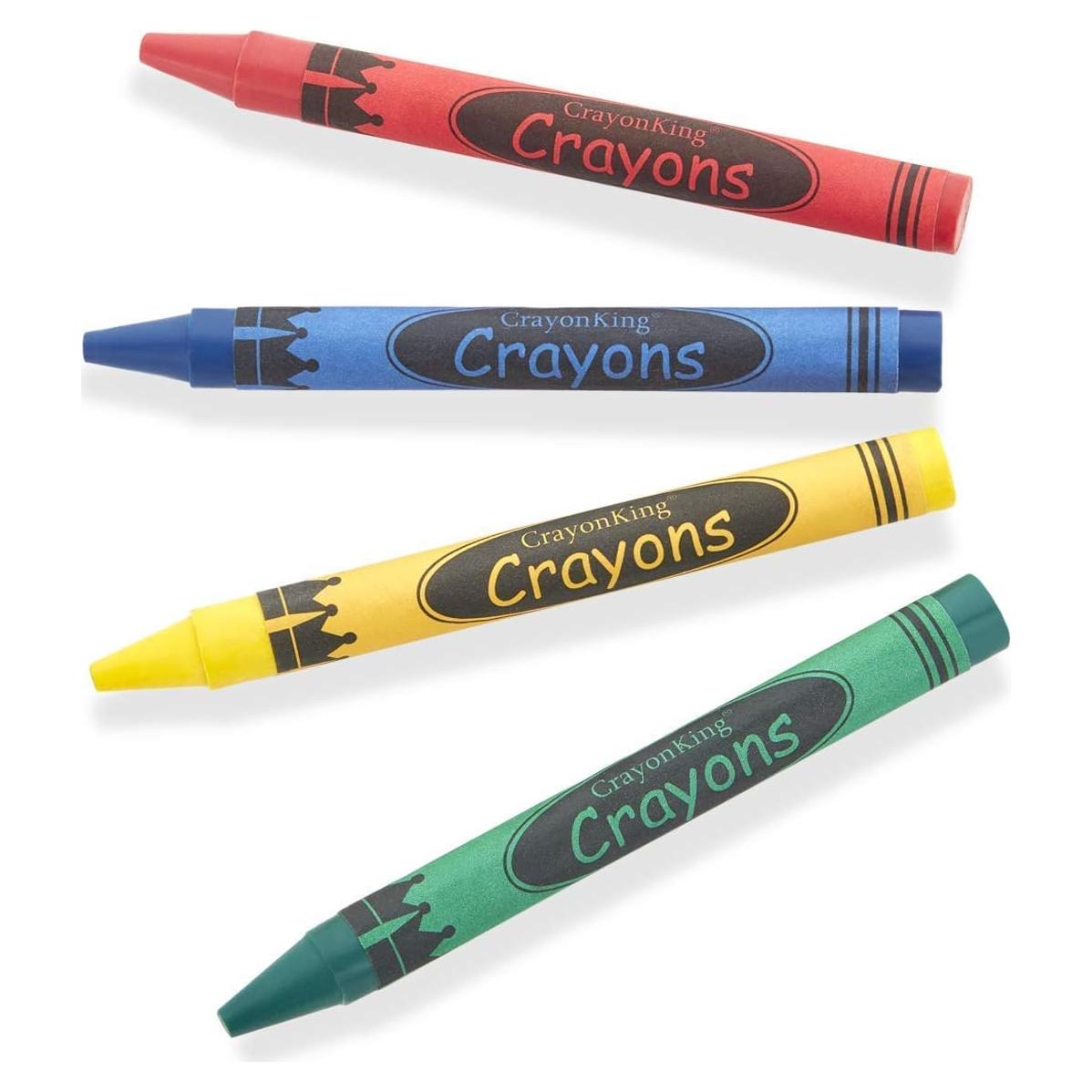 Crayones CrayonKing 3000 Piezas No Tóxicos en 4 Colores
