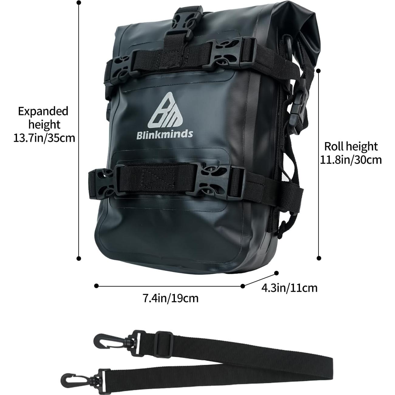 Bolsa Impermeable MOSYQI 8L para Motocicleta - Alta Resistencia