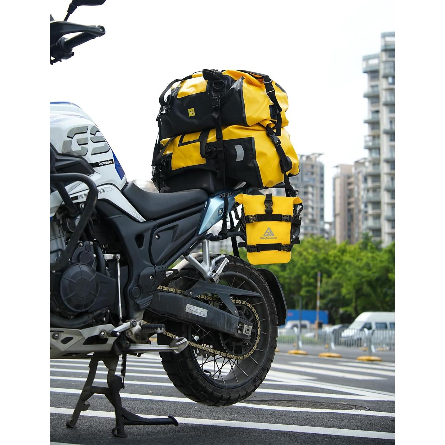 Bolsa Impermeable MOSYQI 8L para Motocicleta - Alta Resistencia