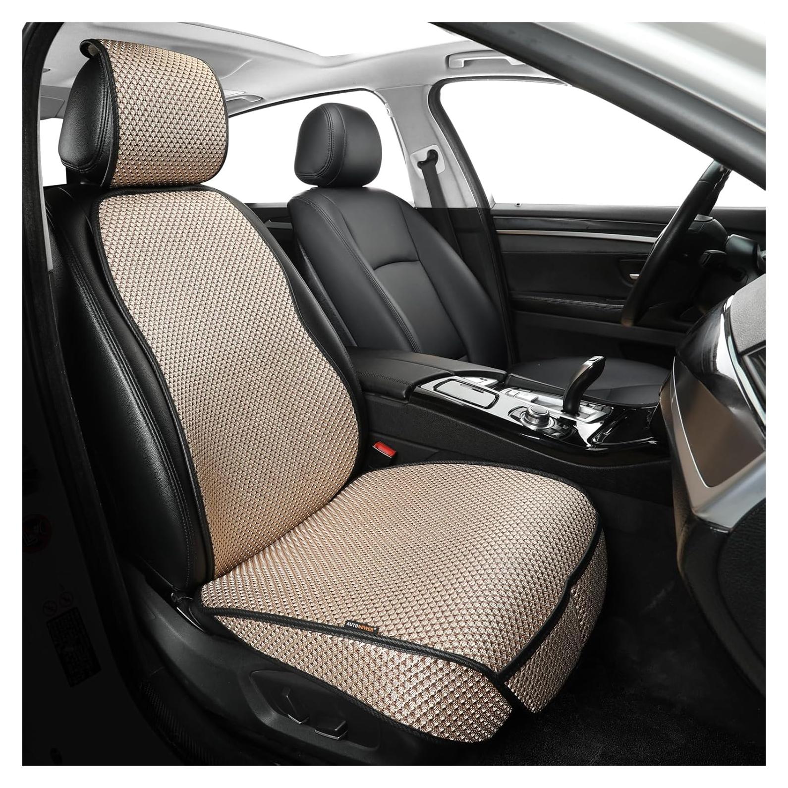 Cubierta de Asiento de Auto Newer Beige Universal 1PCS