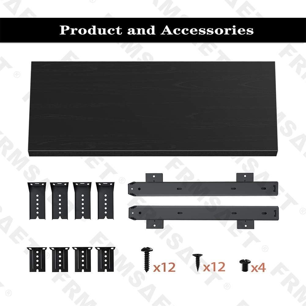 Bandeja para Teclado FRMSAET Ajustable 50.8x26 cm Negro