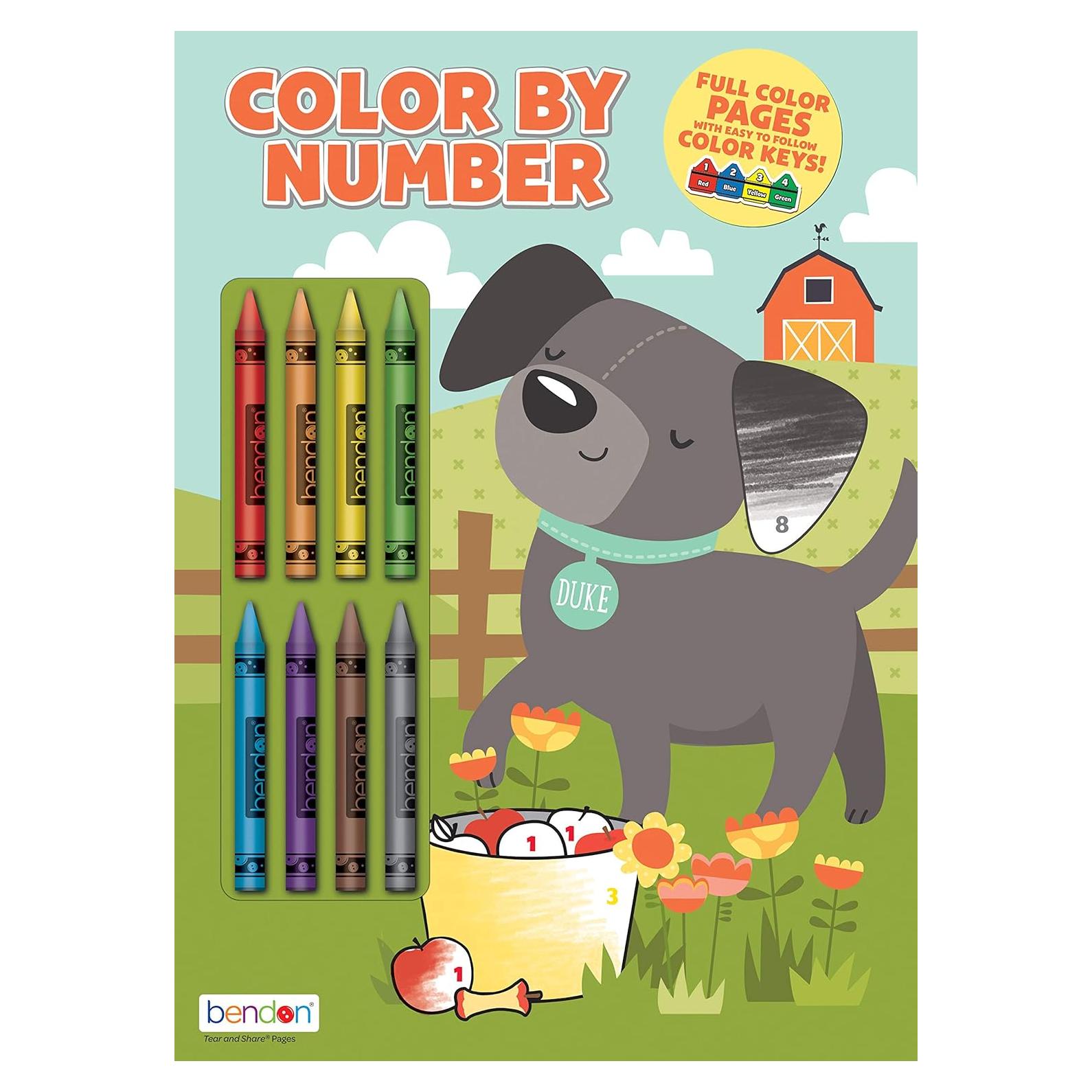 Libro de Colorear Bendon 32 Páginas con 8 Crayones