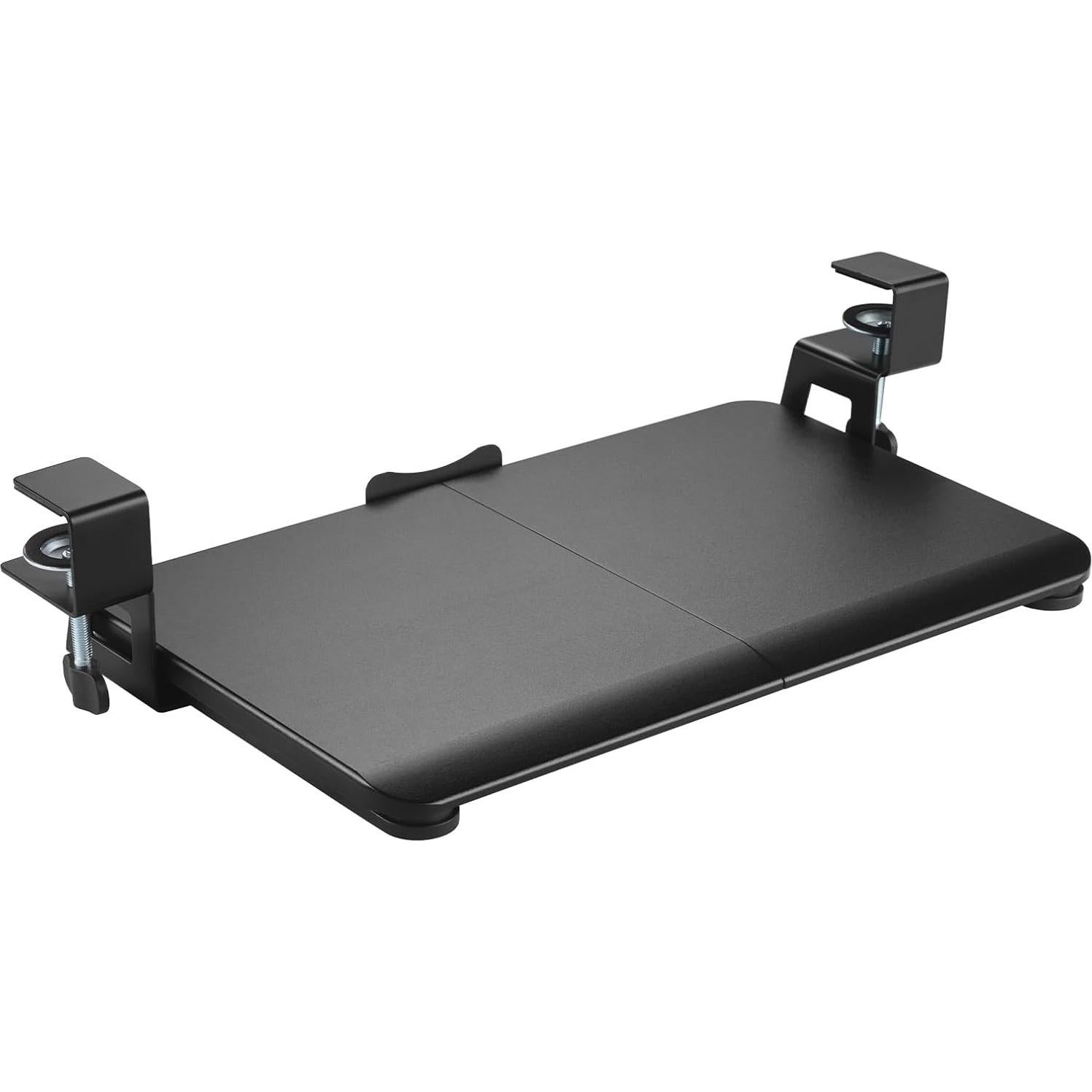 Bandeja de Teclado Bajo Escritorio DQCGLY 24" x 12" Negro