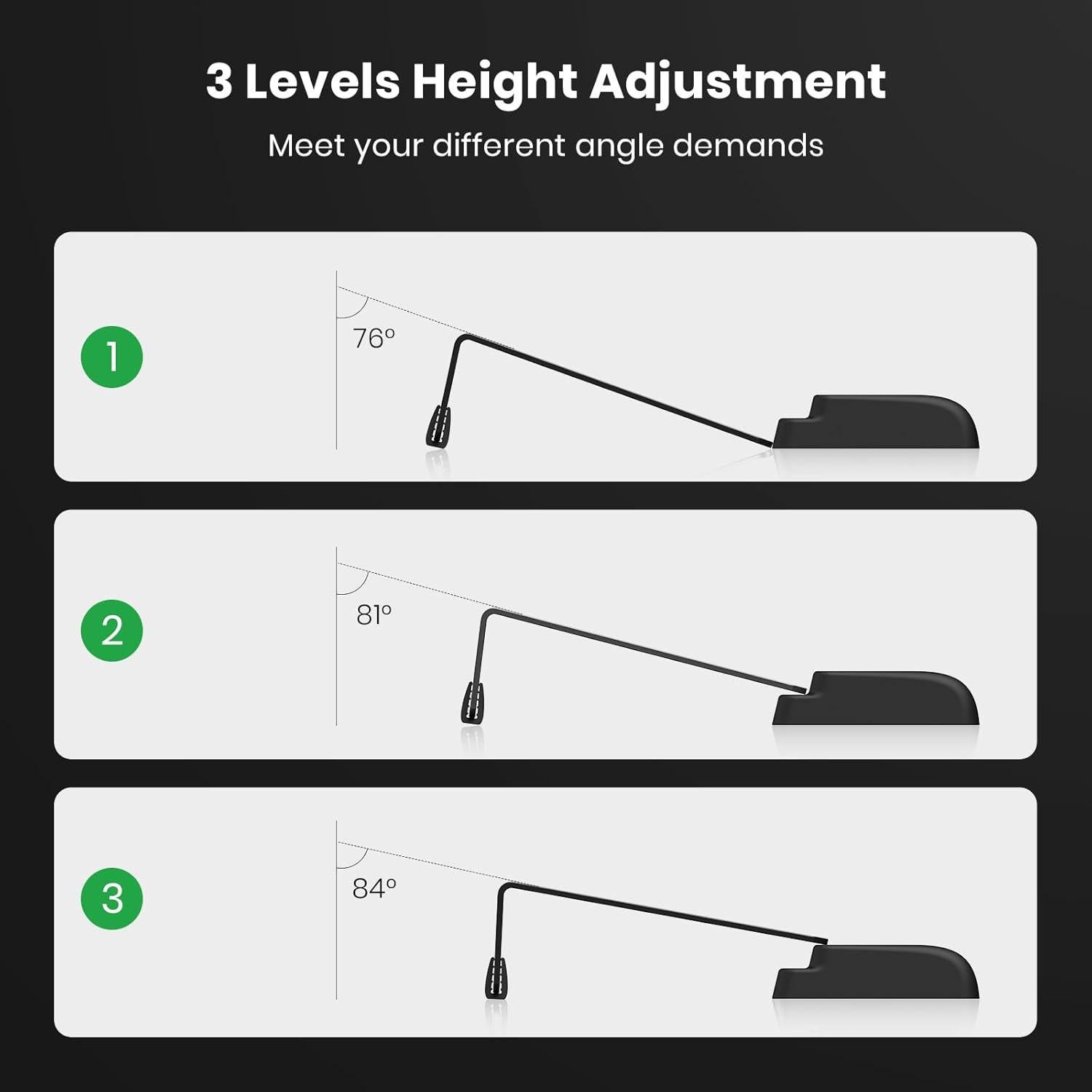 Soporte de Teclado Ergonómico Klearlook con Reposamuñecas Negro